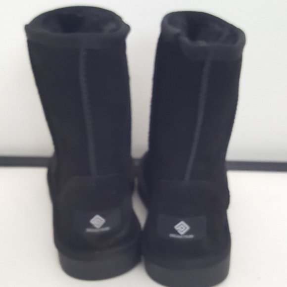 New DREAM PAIRS Womens Faux fur Mid Calf Sheepskin Insole Winter Ankle Snow Boot - Picture 4 of 7